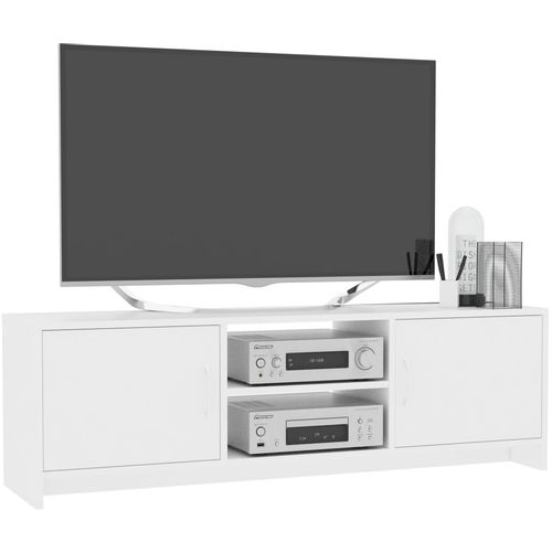 TV ormarić od iverice bijeli 120 x 30 x 37,5 cm slika 45