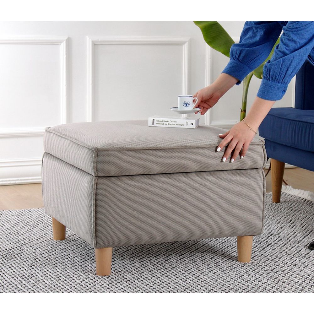 Roscen - Smeđi Pouf slika 2
