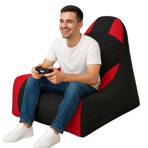 Bean Bag XXL Gamer - Crvena i Crno-Crvena