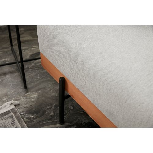 Atelier Del Sofa Kutna garnitura, Sivo, Liva Right - Grey slika 3