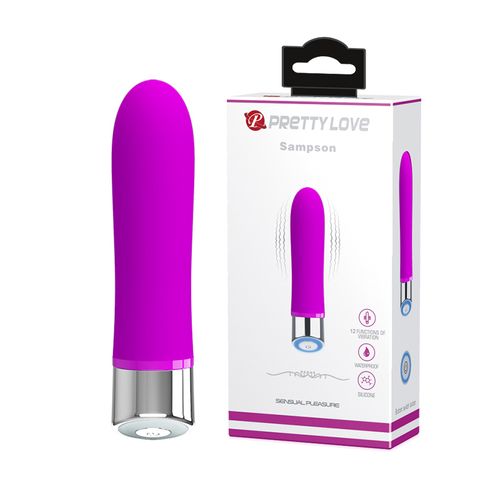 Ljubičasti vibrator jakih vibracija 12 funkcija vibracije slika 1