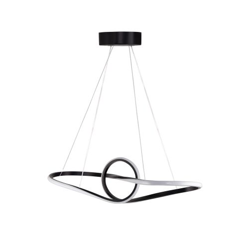 Canum Black-White Light Black Chandelier slika 5