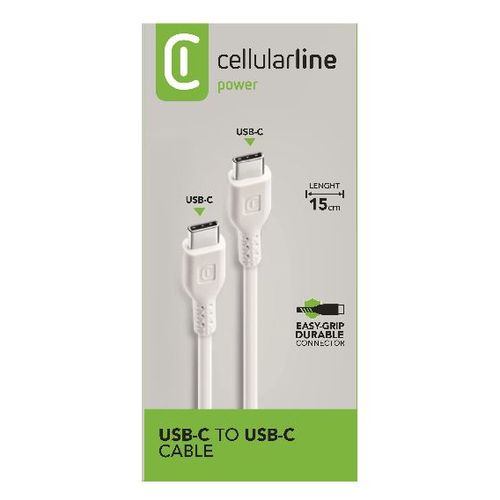 Cellularline kabel TYPE-C to C 15 cm slika 1