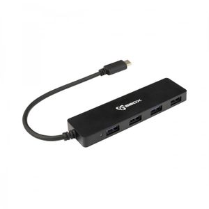 SBOX USB razdjelnik H-404C / TYPE-C -> USB-3.0 4 ulaza