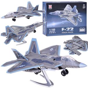 Set kocki model mlaznog aviona f-22 1:100 za5027