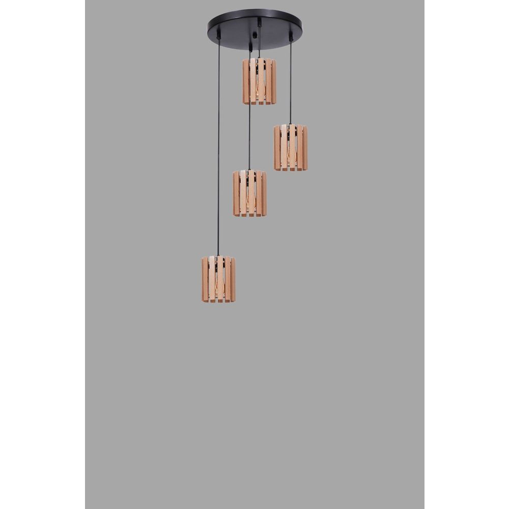 Opviq Luster 106, hrast, crna slika 3