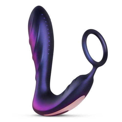 Analni vibrator s prstenom Hueman Black Hole slika 1