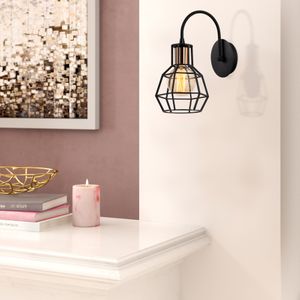 Kapadokya N-1160 Crna Bronzana Zidna Lampa