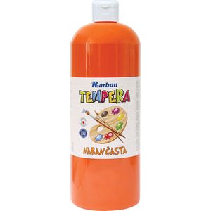 Tempera 1000ml boca KARBON narančasta