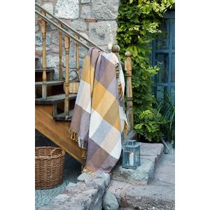 Ćebe Scotch BlanketT 130x170 - SKC22231B - Plaid Yellow