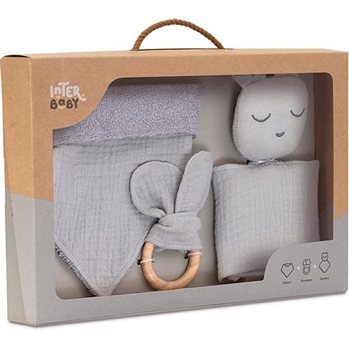 InterBaby Set za bebe Muslin Grey Petrol slika 1