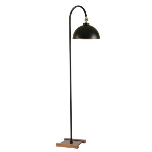 Crna podna lampa 8584-2 slika 1