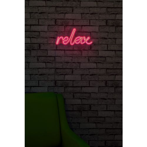 Wallity Ukrasna plastična LED rasvjeta, Relax - Pink slika 2