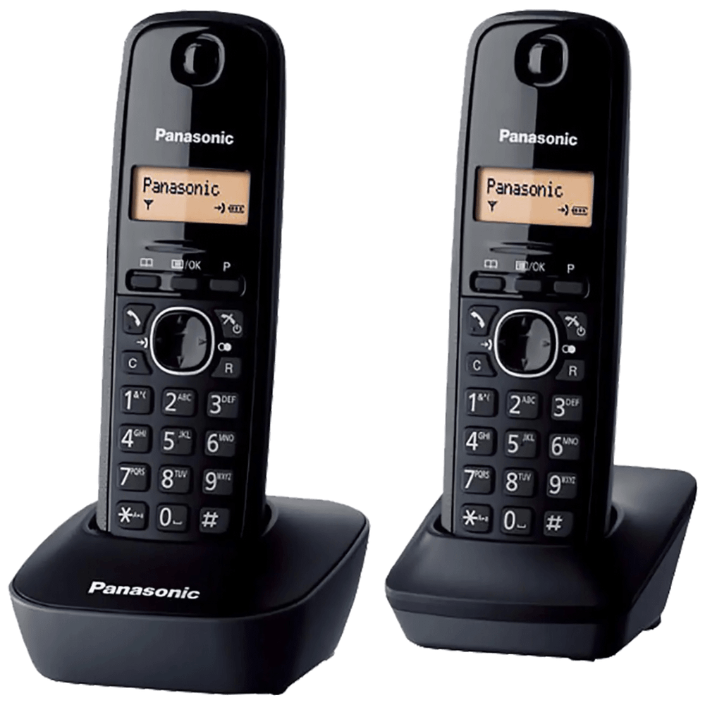 Panasonic Telefon bežični, sa dvije slušalice, 1.4" LCD display - KX-TGB612FXB slika 1