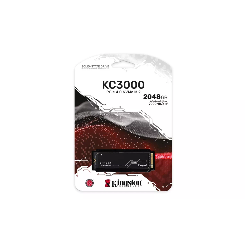 Kingston SSD 2TB KC3000M.2, NVMe PCIe Gen 4.0R/W : 7000/7000MB/s slika 3