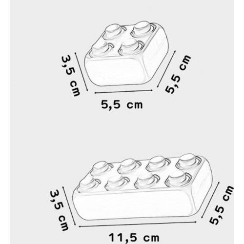 Marioinex set Junior kockica 140kom. slika 3