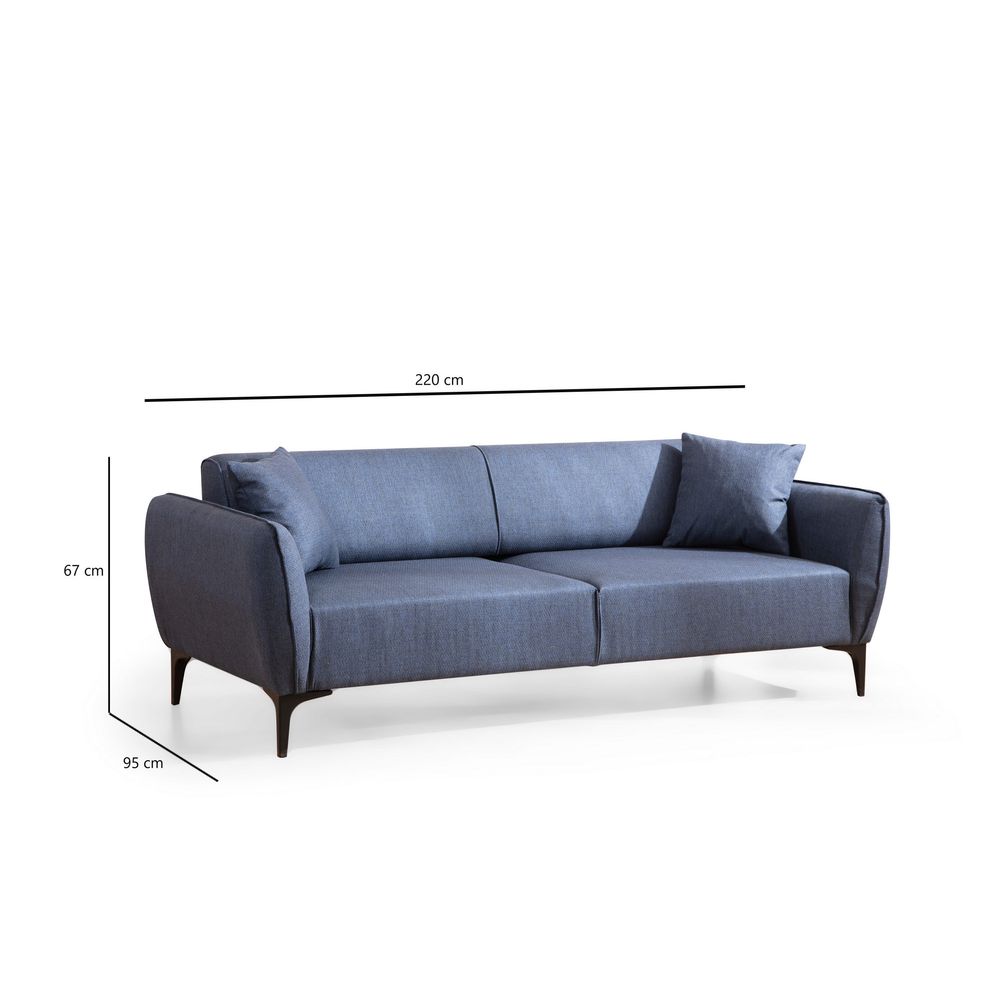 Belissimo - Plavi trosjed slika 8
