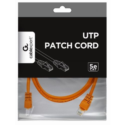 PP12-1M/O Gembird Mrezni kabl, CAT5e UTP Patch cord 1m orange slika 3