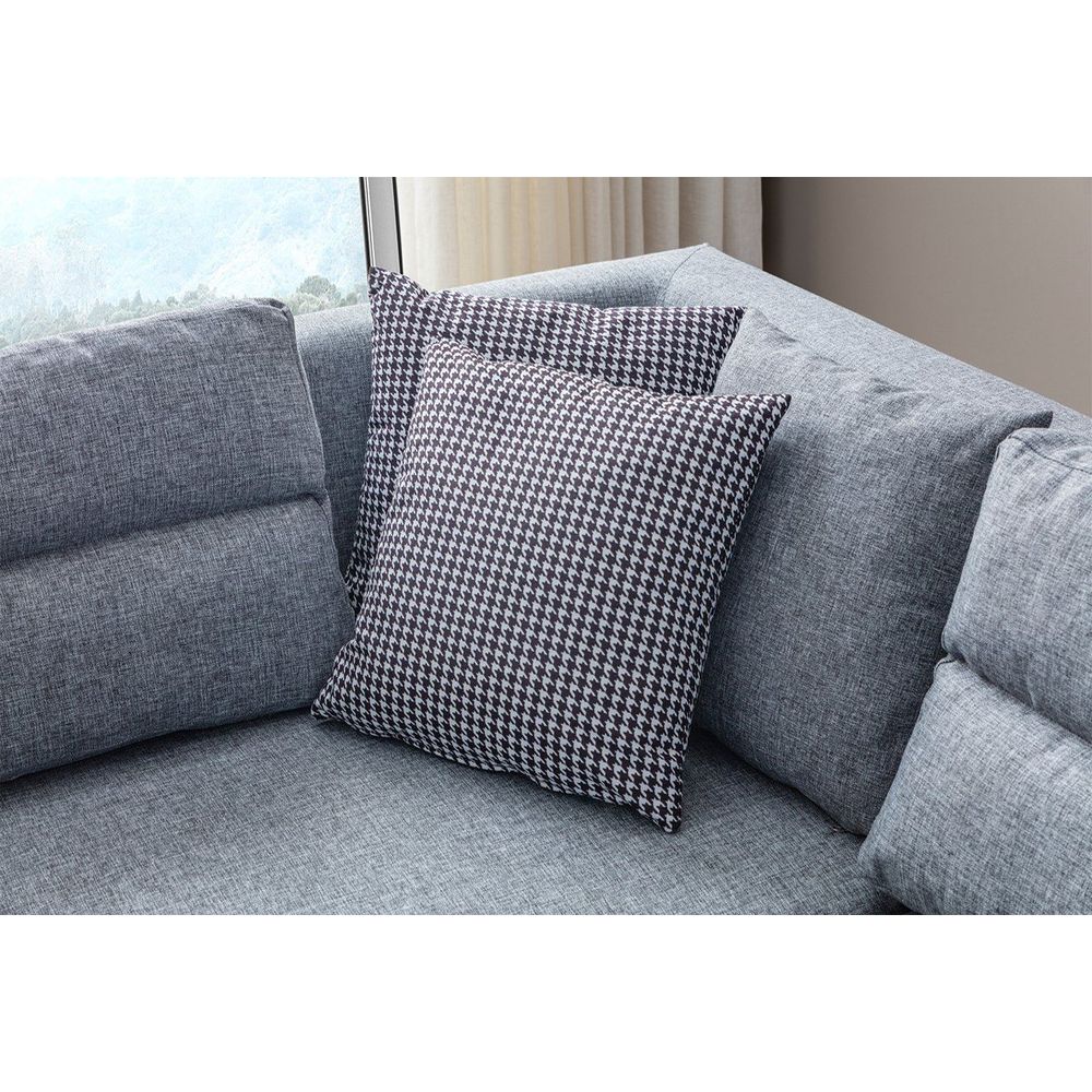 Ugaona Sofa Tloft Lijeva - Siva slika 5