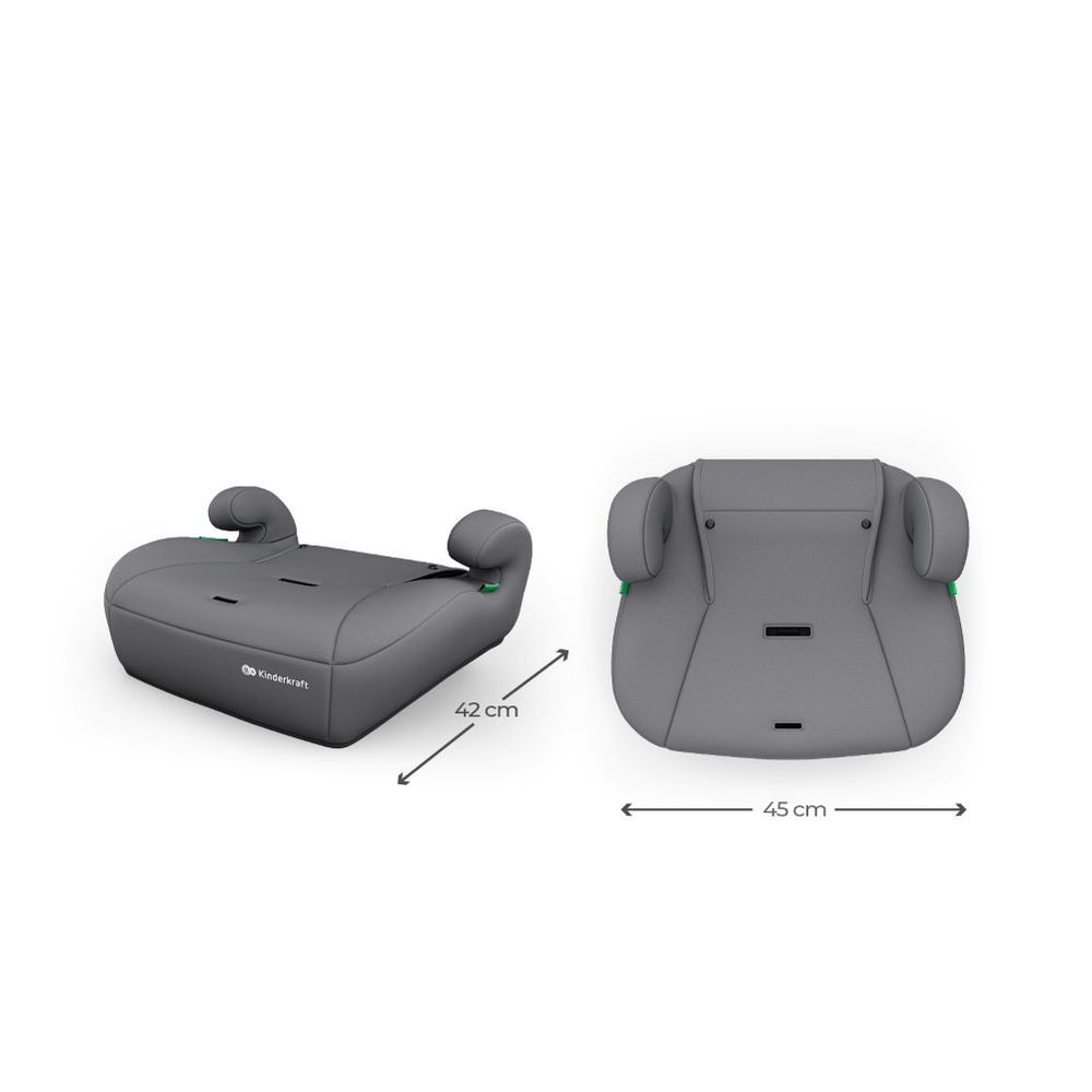 Kinderkraft autosjedalica Comfort Up 2 plus i-Size 9-36 kg (76-150 cm) bez Isofix-a, Grey slika 18