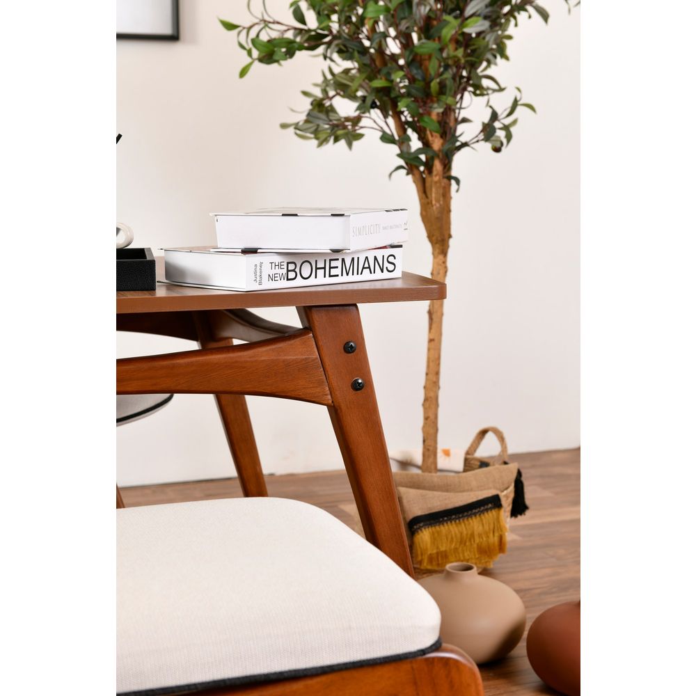 Set Stola i Stolica Touch (2S-1B) WalnutCream (4 Dijela) slika 7