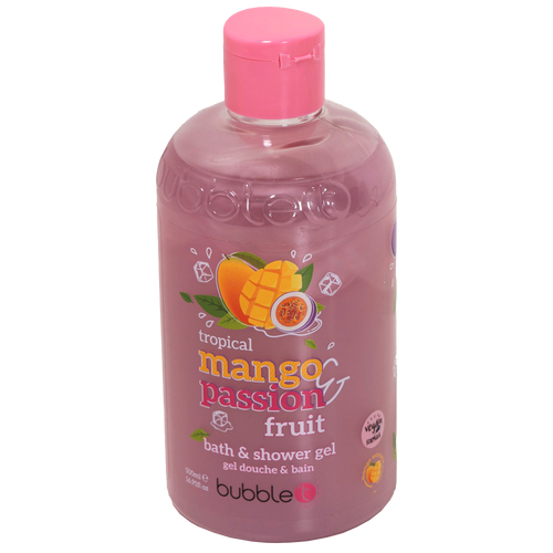 Bubble T gel za tuširanje – mango i marakuja, 500 ml slika 1