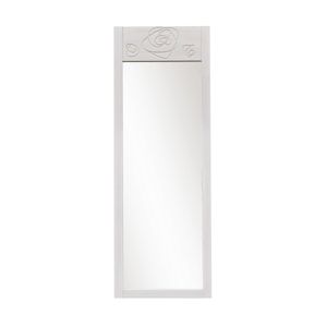 Roses - White White Cheval Mirror