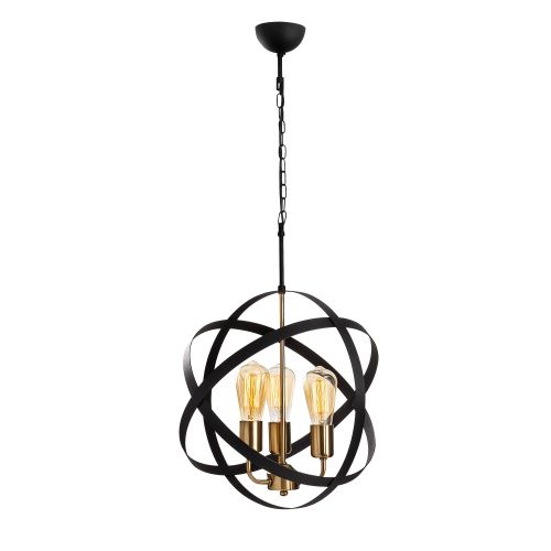 Gezegen - 4843 GoldBlack Chandelier slika 5