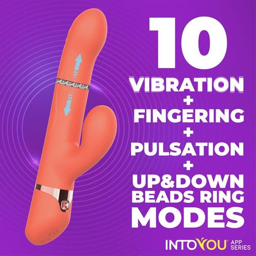 Intoyou Mindy rabbit vibrator s up&amp;down perlama, pulsiranjem slika 8