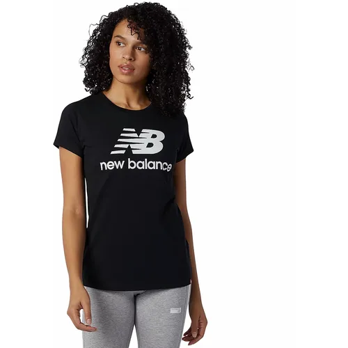 New balance w essentials stacked logo tee wt91546bk slika 4