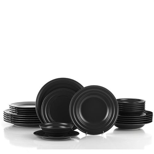 Hermia Concept Servis za jelo BLACK, porculanski, 24-dijelni, PTN24Y2M0011 slika 2