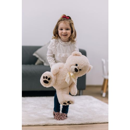 FREE 2 PLAY pliš medo Cuddly bijeli, 38 cm 84874 slika 3