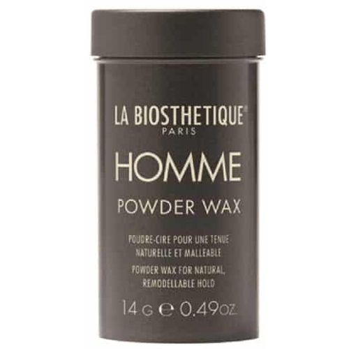 La Biosthetique Homme Powder Wax 14g - Puder vosak za prirodno učvršćivanje muške kose sa mat završnicom slika 1