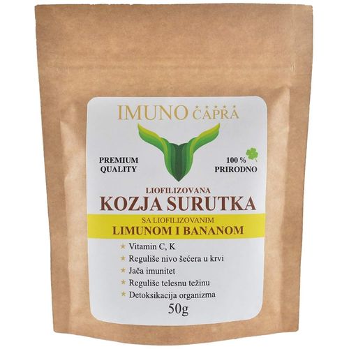 Liofilizovana Kozja surutka sa Limunom i Bananom 50g slika 1