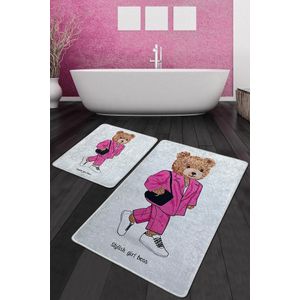 Set prostirki za kupatilo (2 komada) Boss Girl Djt, boje: višebojne