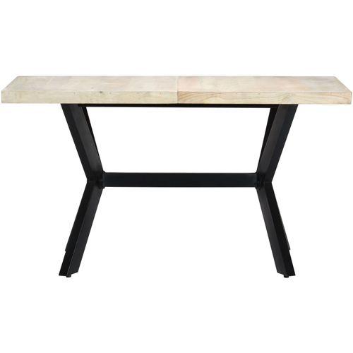 Blagovaonski stol od izbijeljenog drva manga 140 x 70 x 75 cm slika 33