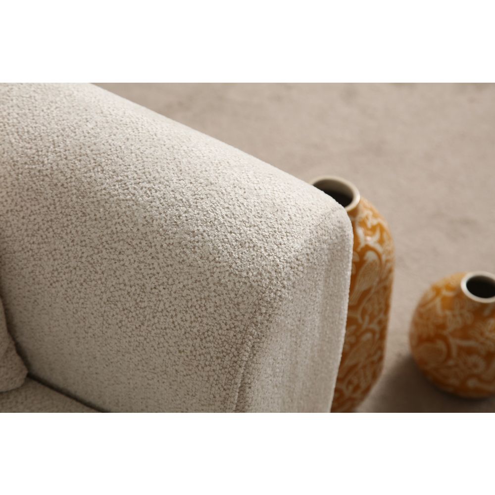 Lyke Left - Krem Krem Kutna Sofa na Razvlačenje slika 10