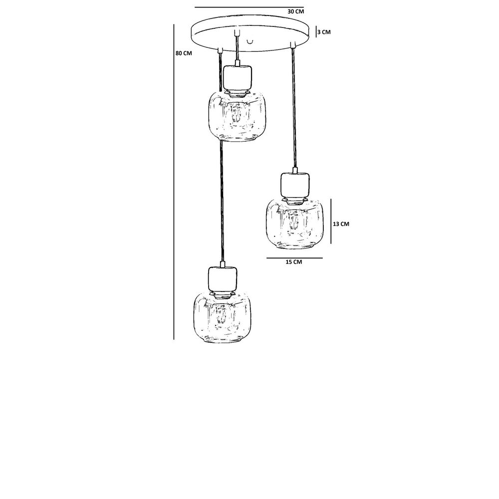 Opviq Luster 727, Siva, Hrast, Crna slika 4