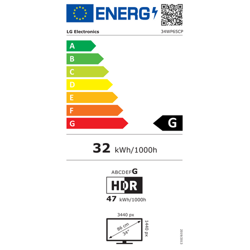 LG monitor 34WP65CP-B slika 2