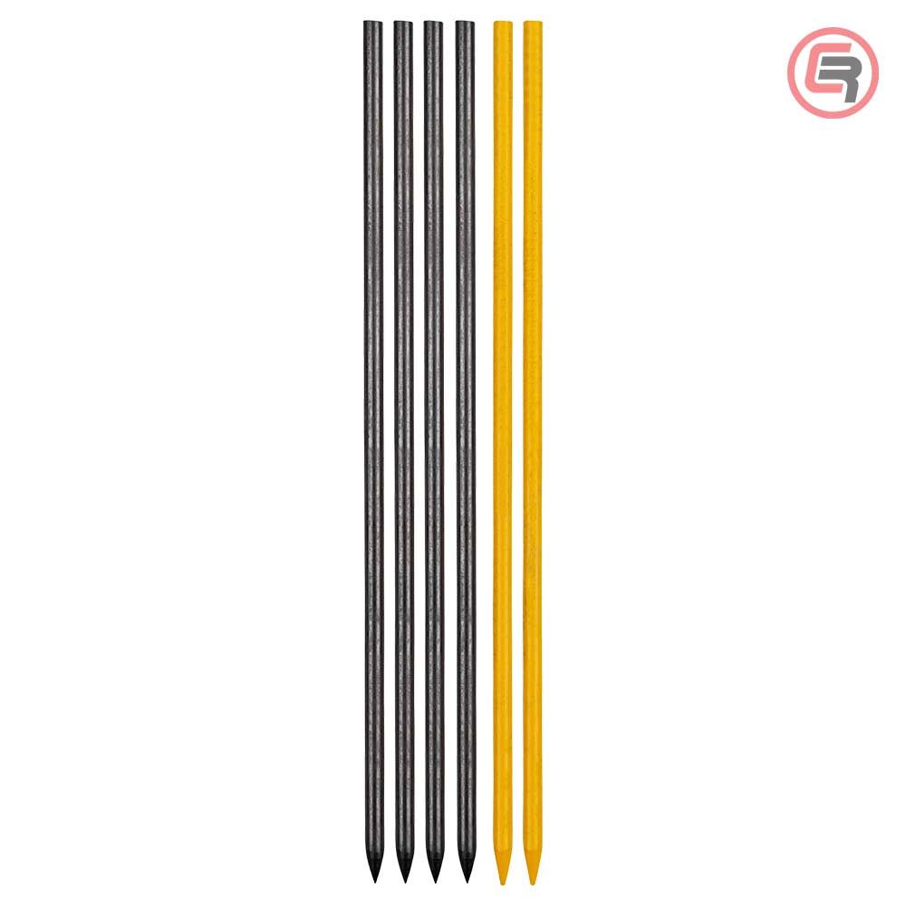 Wolfcraft Set Špiceva Olovke Za Označavanje 4 Siva + 2 Žuta / 6 dijelni – 5216000 slika 3
