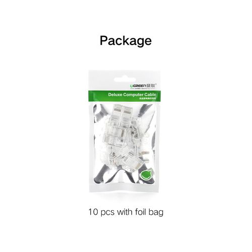 Ugreen RJ45 mrežni konektori (pakiranje od 10 komada) - polybag slika 2