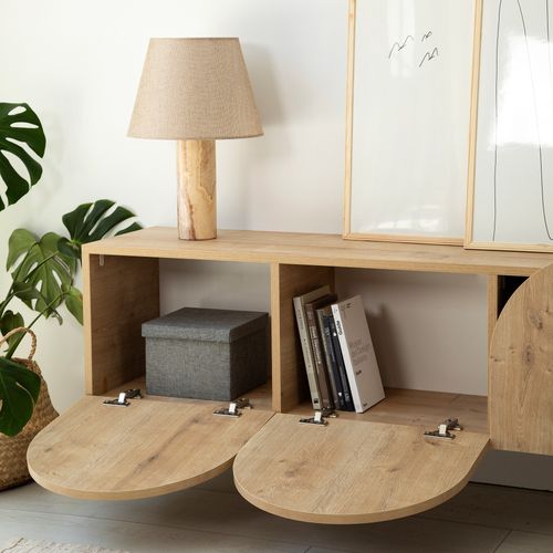 Mesta - Oak Oak TV Stand slika 5