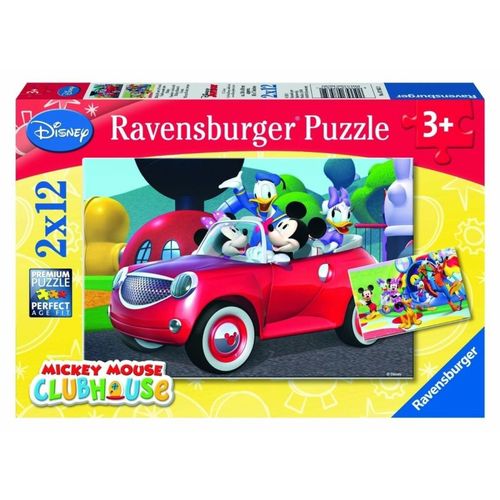 Ravensburger Puzzle Mickey, Minnie i Prijatelji 2x12 kom slika 1