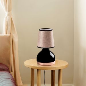 Yıldo - 8032 Crna i Svijetlosmeđa Stolna Lampa