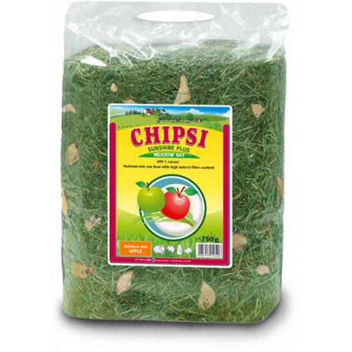 Chipsi Hay Apple, seno za glodare 600 g slika 1