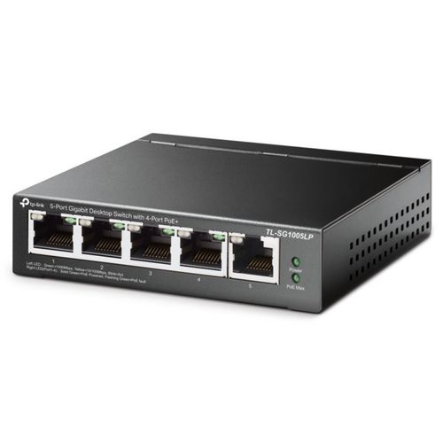 Switch 10/100/1000 5-port TP-Link TL-SG1005LP 4xPoE port 30W slika 1