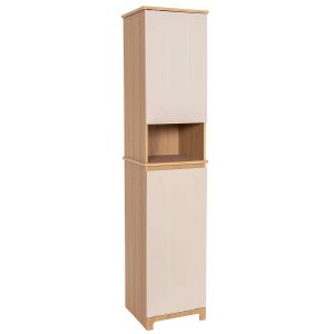 Tendance kupaonski ormarić Rivoli, 2 vrata + 1 polica + 1 ugrađena košara za rublje 173x36x38 cm, MDF