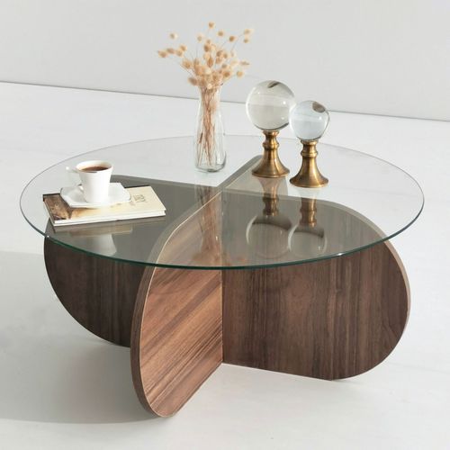 Bubble - Walnut Walnut Coffee Table slika 4