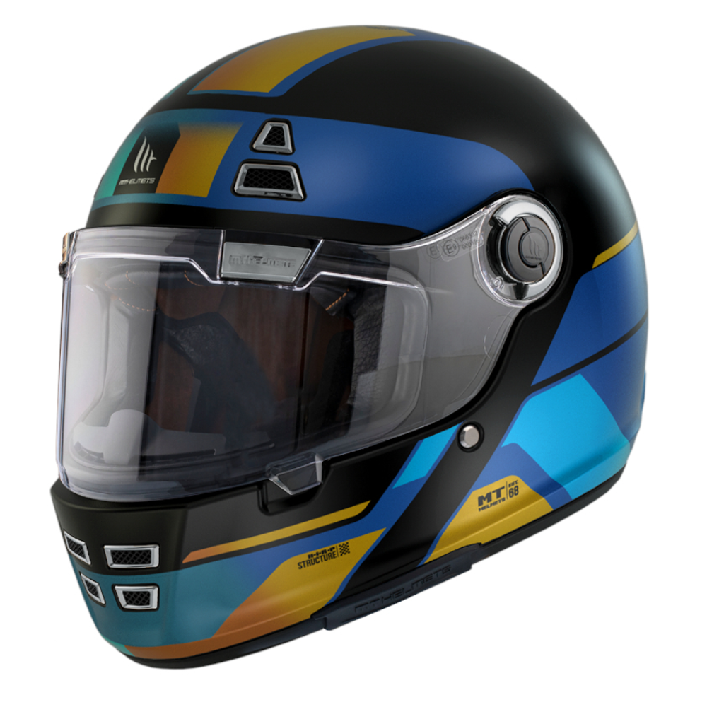 MT Helmets MT Jarama 68TH C7 mat plava slika 1