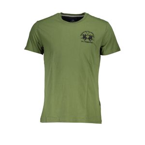 LA MARTINA GREEN MEN'S SHORT SLEEVE T-SHIRT